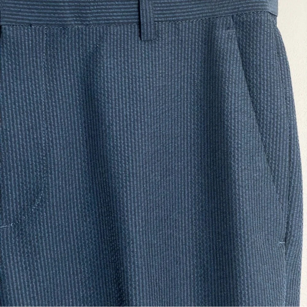 PERRY ELLIS Men’s Travel Luxe Slim Fit Seersucker Pants NWT
